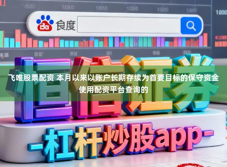 飞唯股票配资 本月以来以账户长期存续为首要目标的保守资金使用配资平台查询的