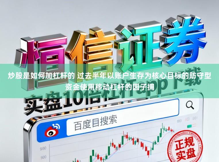 炒股是如何加杠杆的 过去半年以账户生存为核心目标的防守型资金使用移动杠杆的因子拥